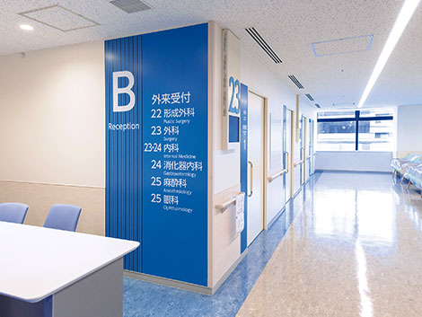 帝京大学医学部附属溝口病院の内観5